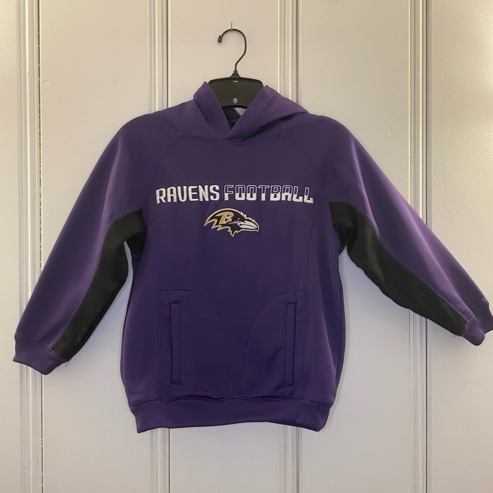 Boy's Baltimore Ravens Pullover Hoodie (Official Team Apparel) Size: Small